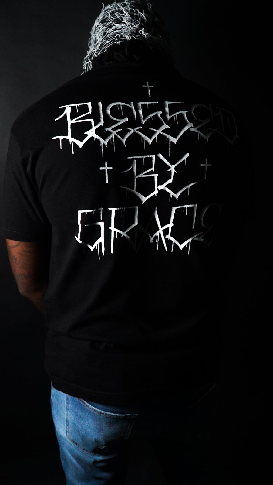 Black Blessed By Grace T-Shirt