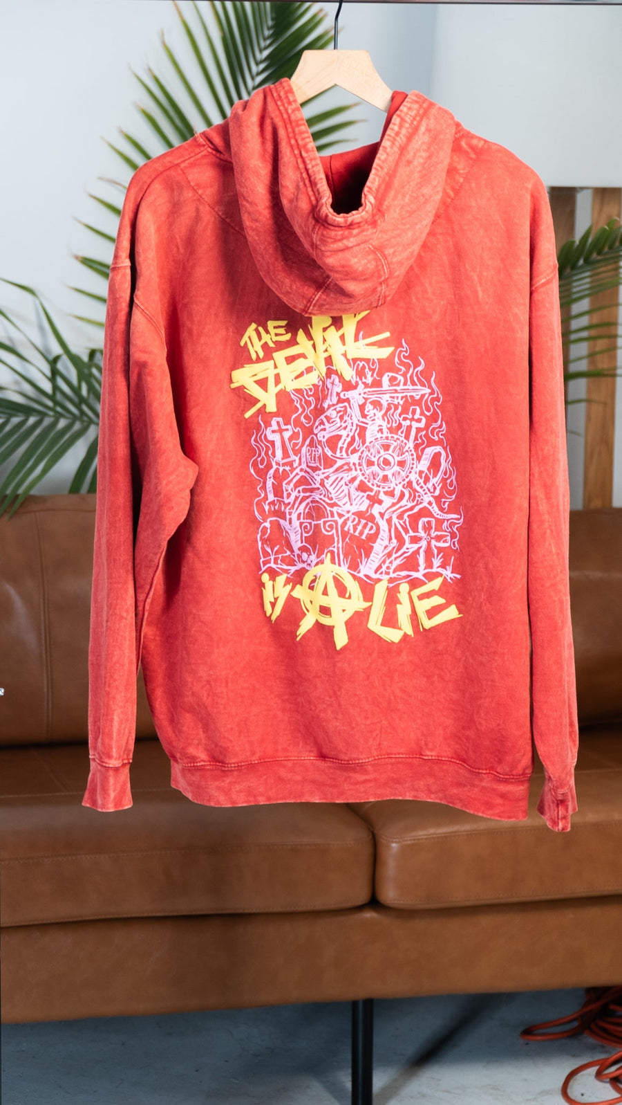 Rose Red Devil Is A Lie Hoodie