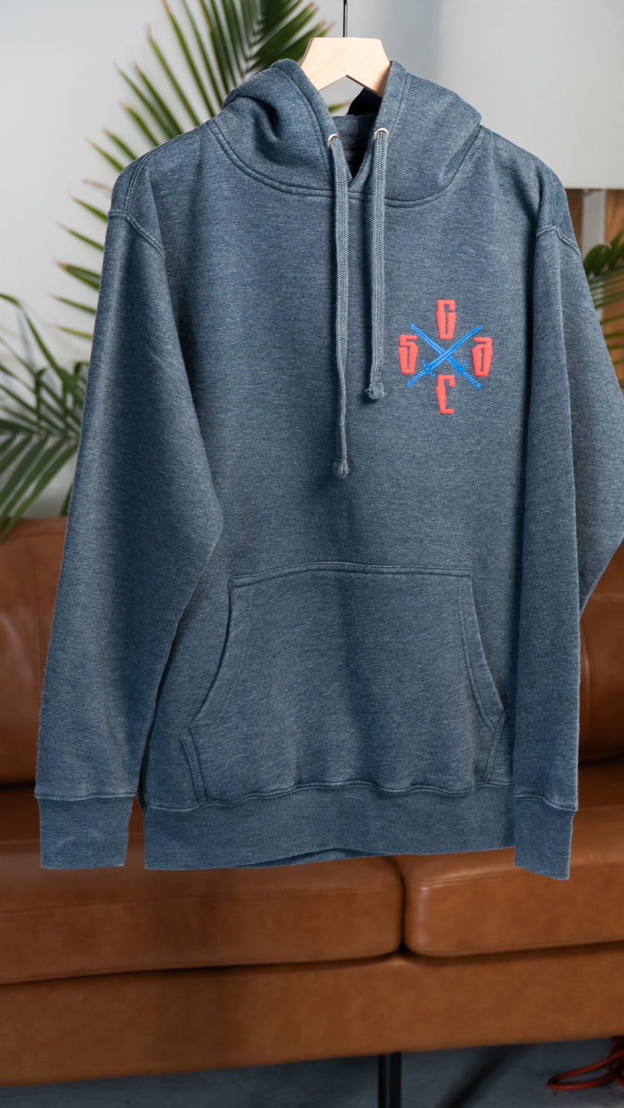 Steel Blue Devil Is A Lie Hoodie