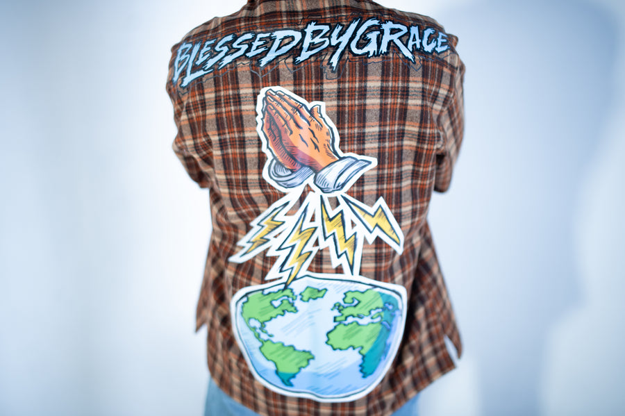 BBG Long Sleeve Plaid Shirt