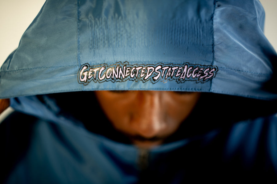 GCSA Blue Embroidered Hoodie