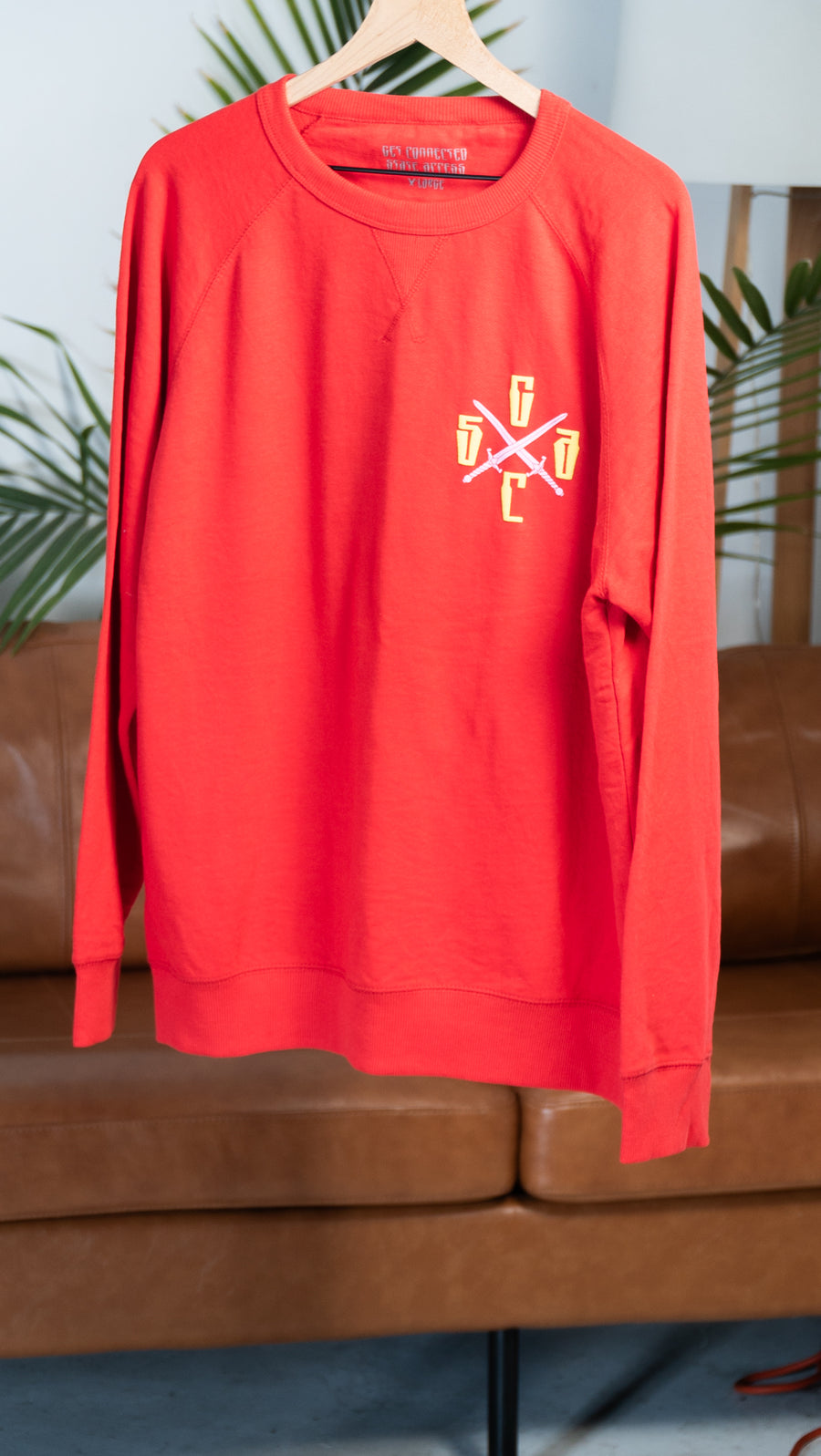 (Red) The Devil is a Lie Crewneck