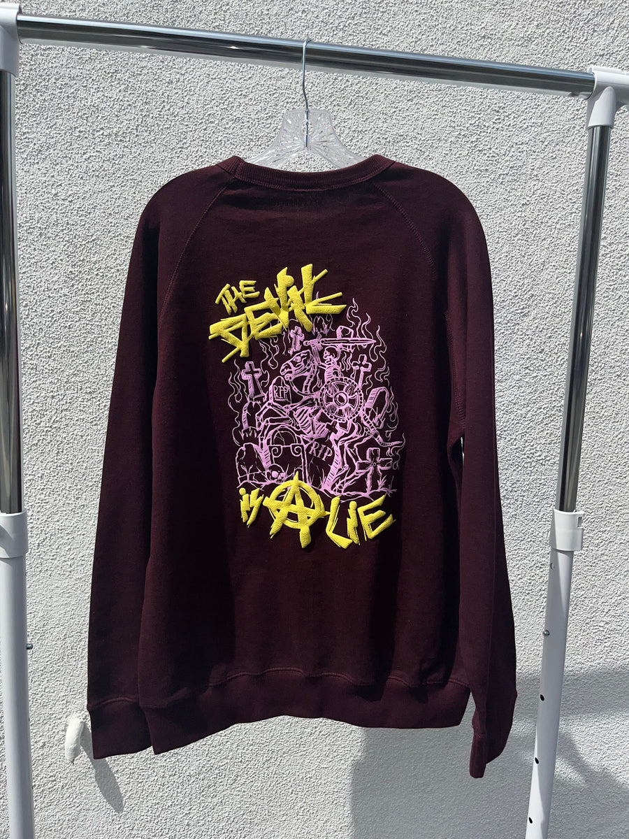 Exclusive Devil Is A Lie Crewneck