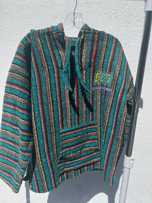 BBG Tricolored Hoodie w/ Black Jesus