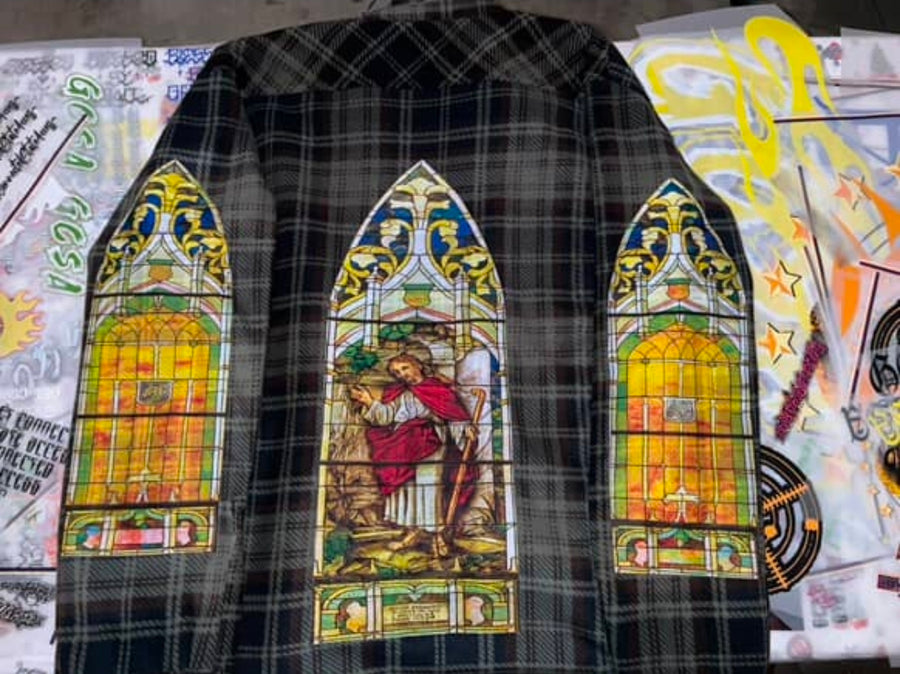 BBG Long Sleeve w/ Religious Embroidery